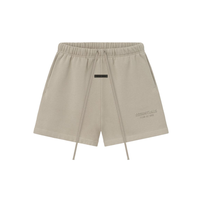 Fear of God Essentials Soccer Fleece Shorts Timber SS25
