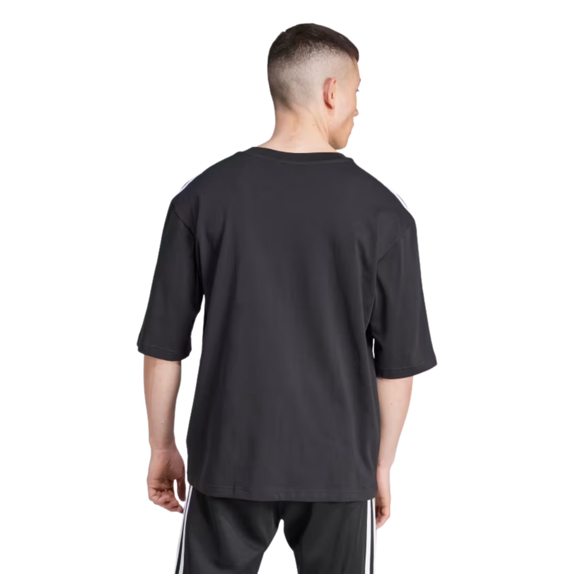 Adidas Adicolor Oversized Tee Black IZ1832 Model Back