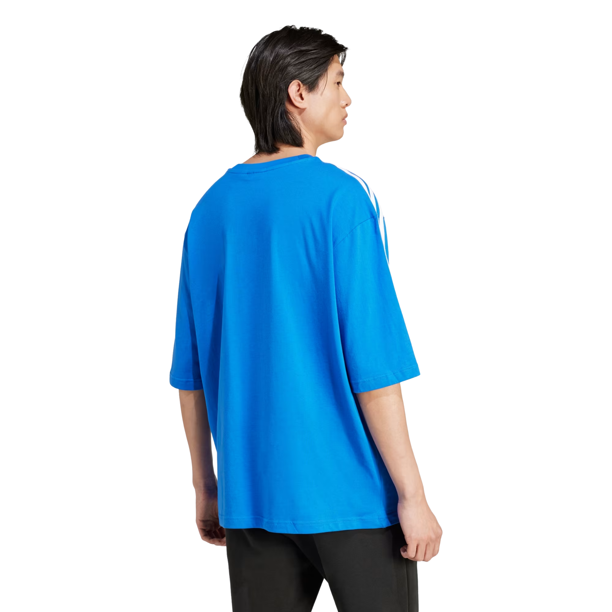 Adidas Adicolor Oversized Tee Blue IZ2481 Model Back