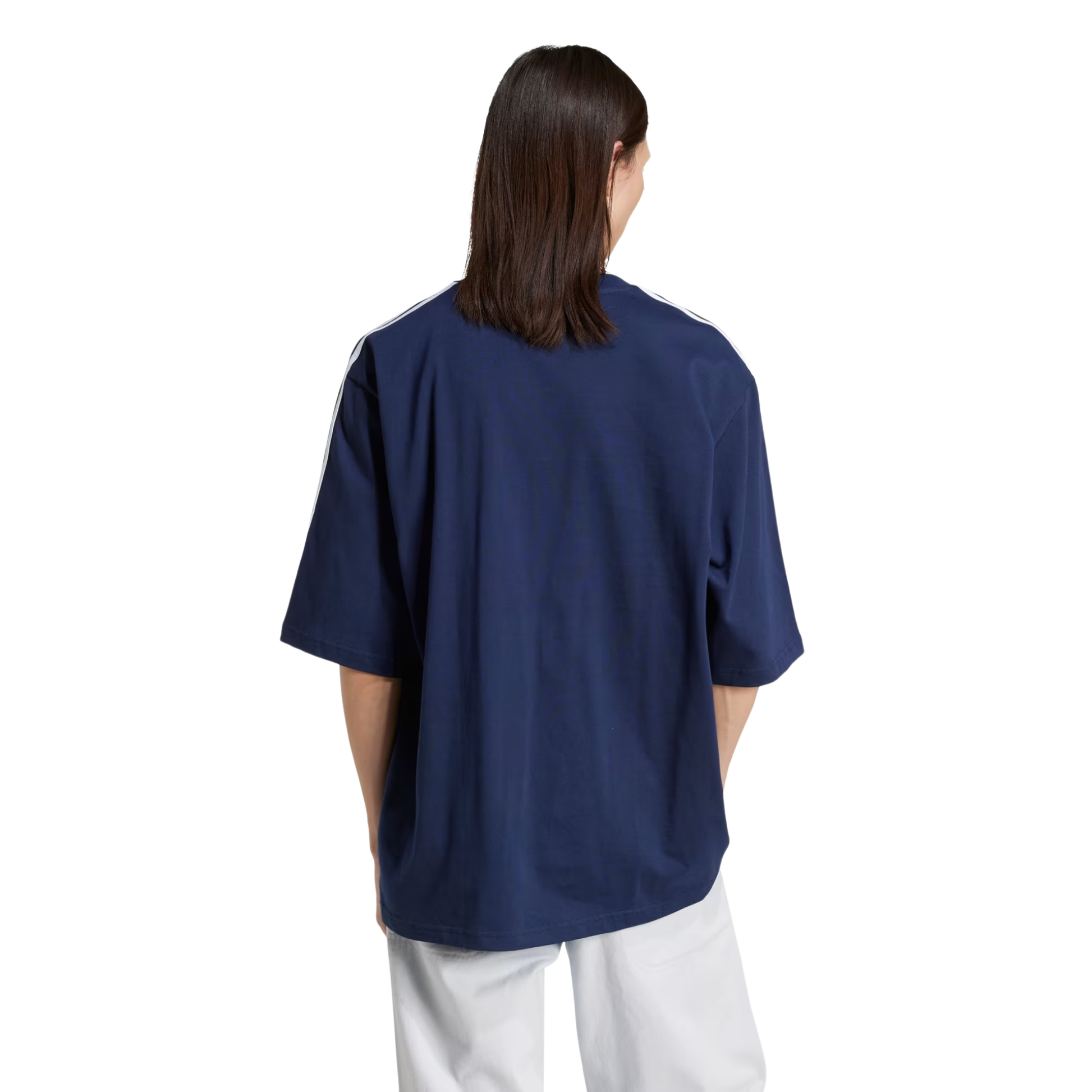 Adidas Adicolor Oversized Tee Night Indigo JP1059 Model Back