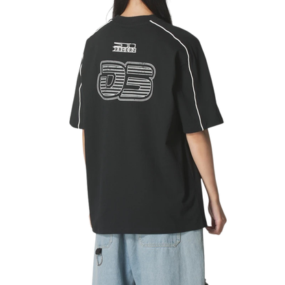 Adidas Moto GFX Tee Black KG6678 Model Back