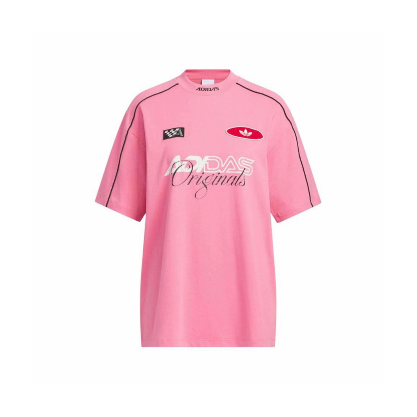 Adidas Moto GFX Tee Pink KG6679 Front