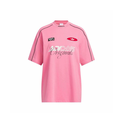 Adidas Moto GFX Tee Pink KG6679 Front