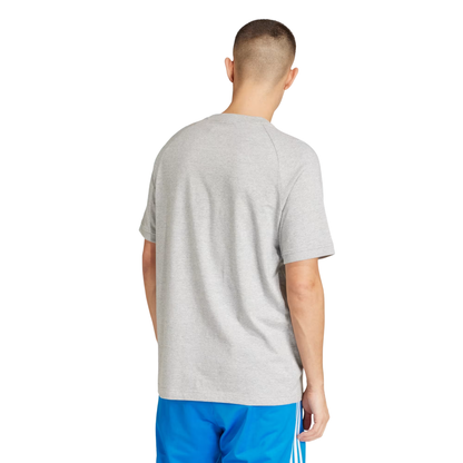 Adidas Retro Graphic Tee Medium Grey Heather IU0224 Model Back