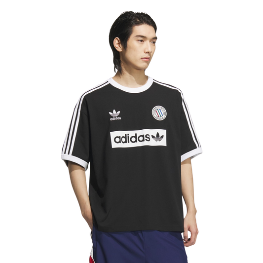 Adidas Ringer Tee Black KC2603 Model Front