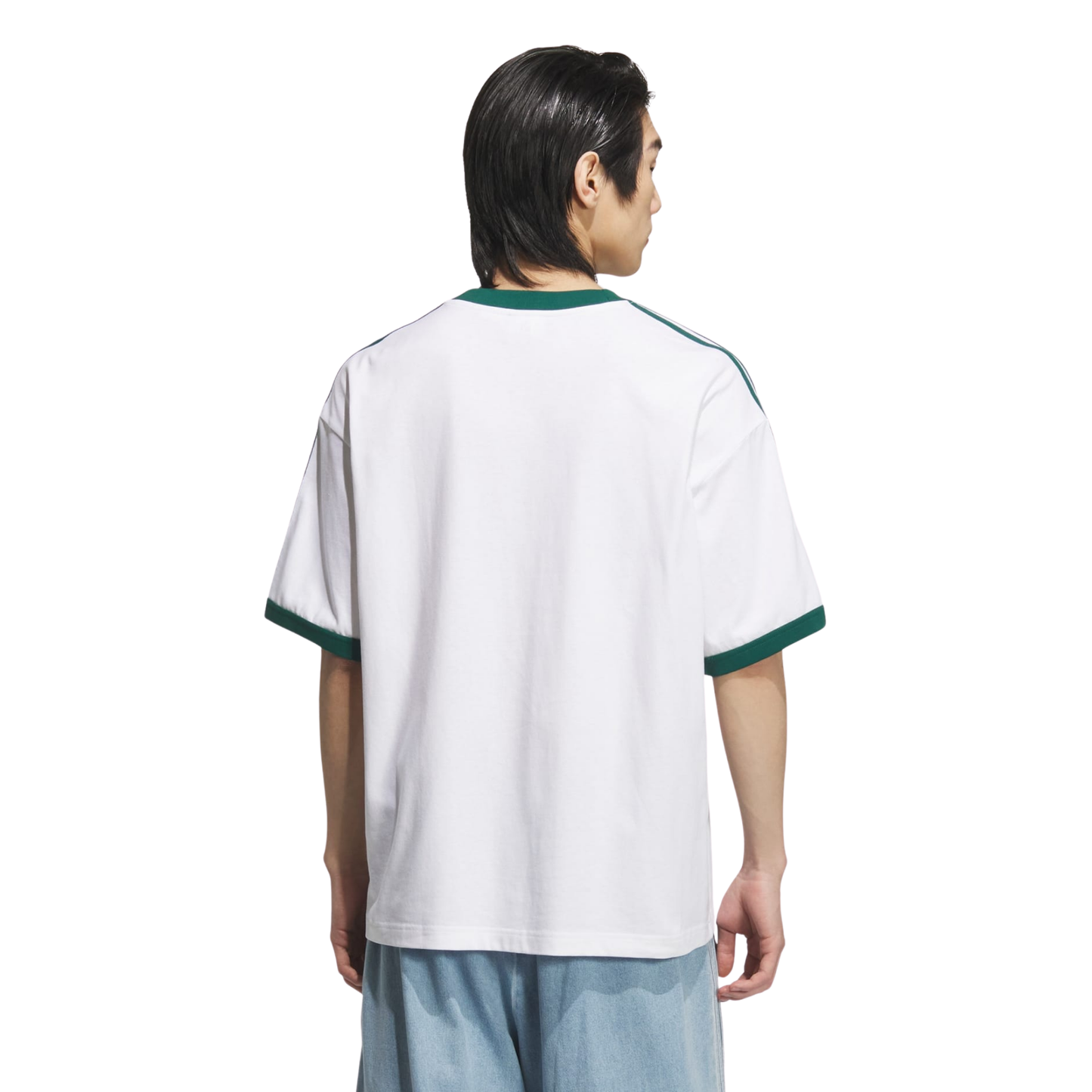 Adidas Ringer Tee White KC2602 Model Back