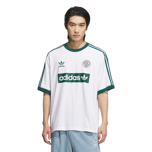 Adidas Ringer Tee White KC2602 Model Front