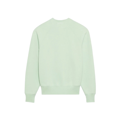 AMI PARIS ADC Tonal Boxy Fit Crewneck Aqua SS22 Back
