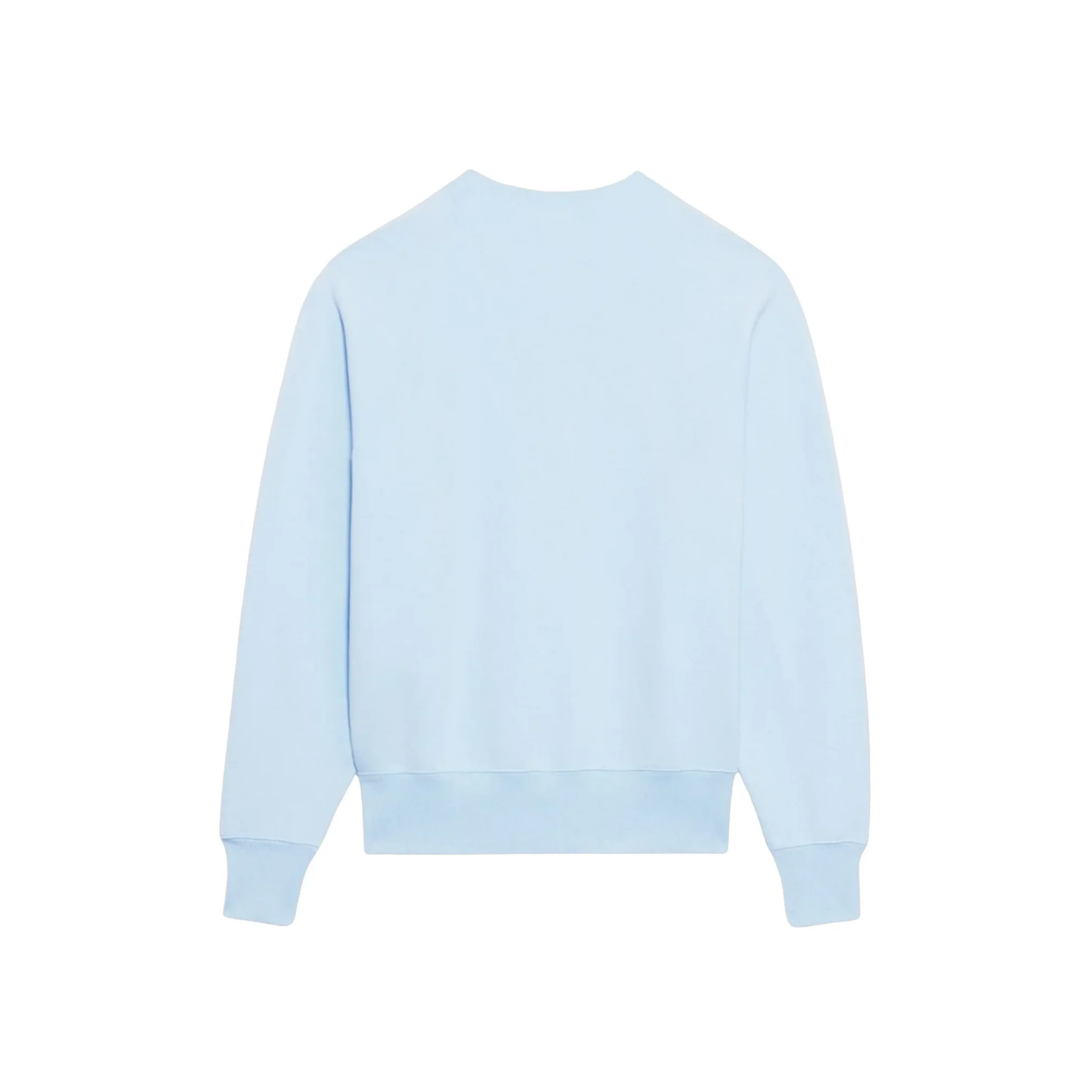AMI PARIS ADC Tonal Boxy Fit Crewneck Sky Blue SS22 Back