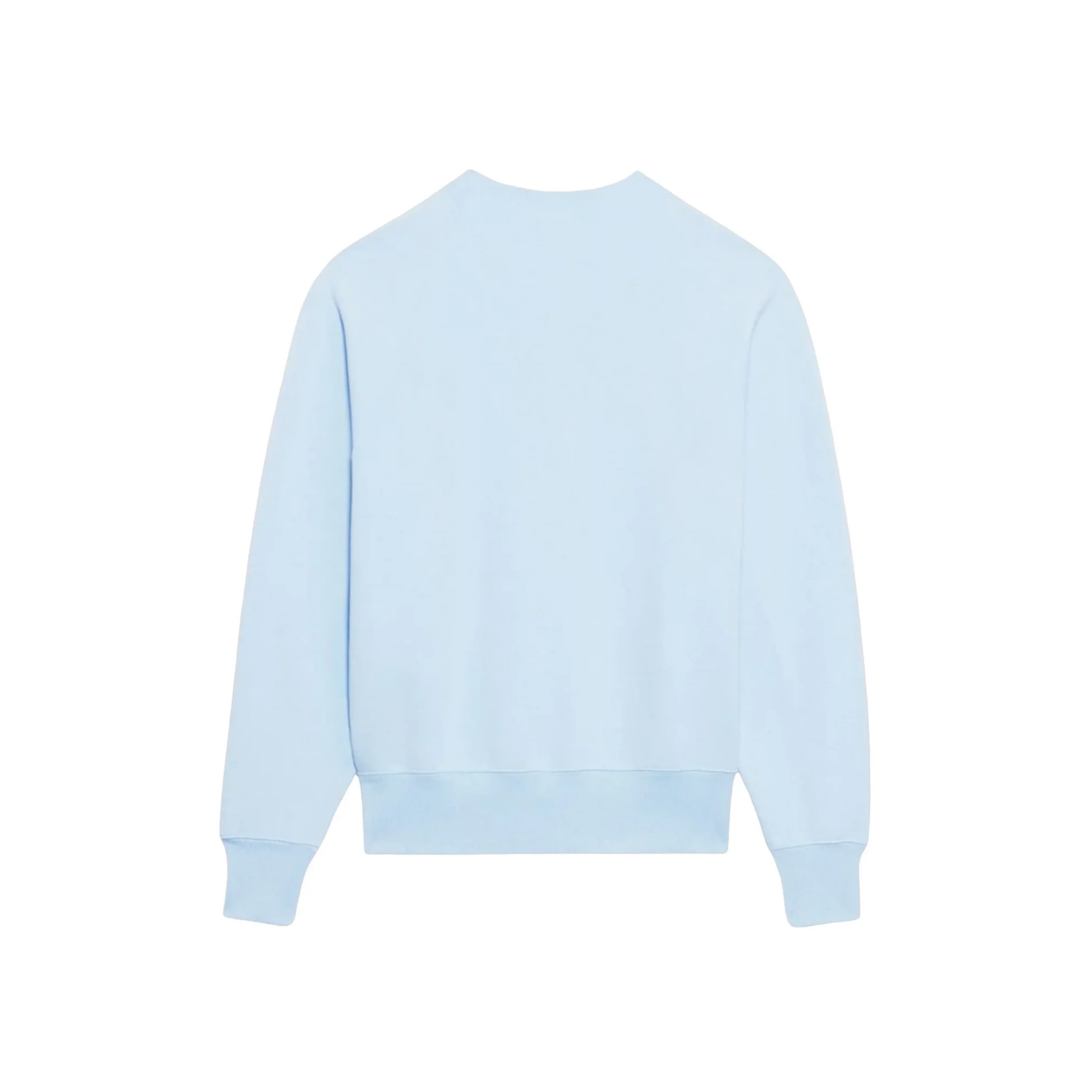 AMI PARIS ADC Tonal Boxy Fit Crewneck Sky Blue SS22 Back