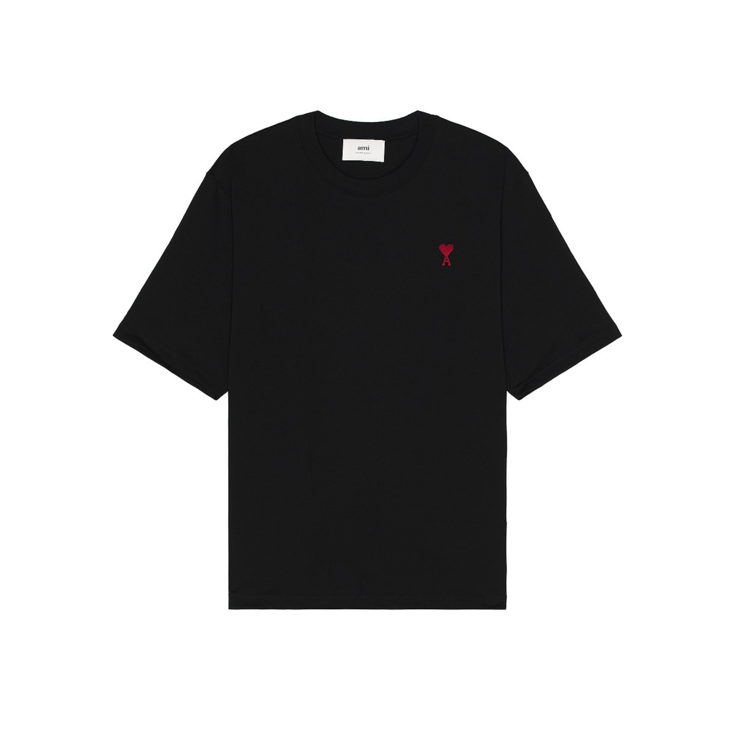 AMI PARIS Ami De Coeur Boxy Fit Tee Black Front