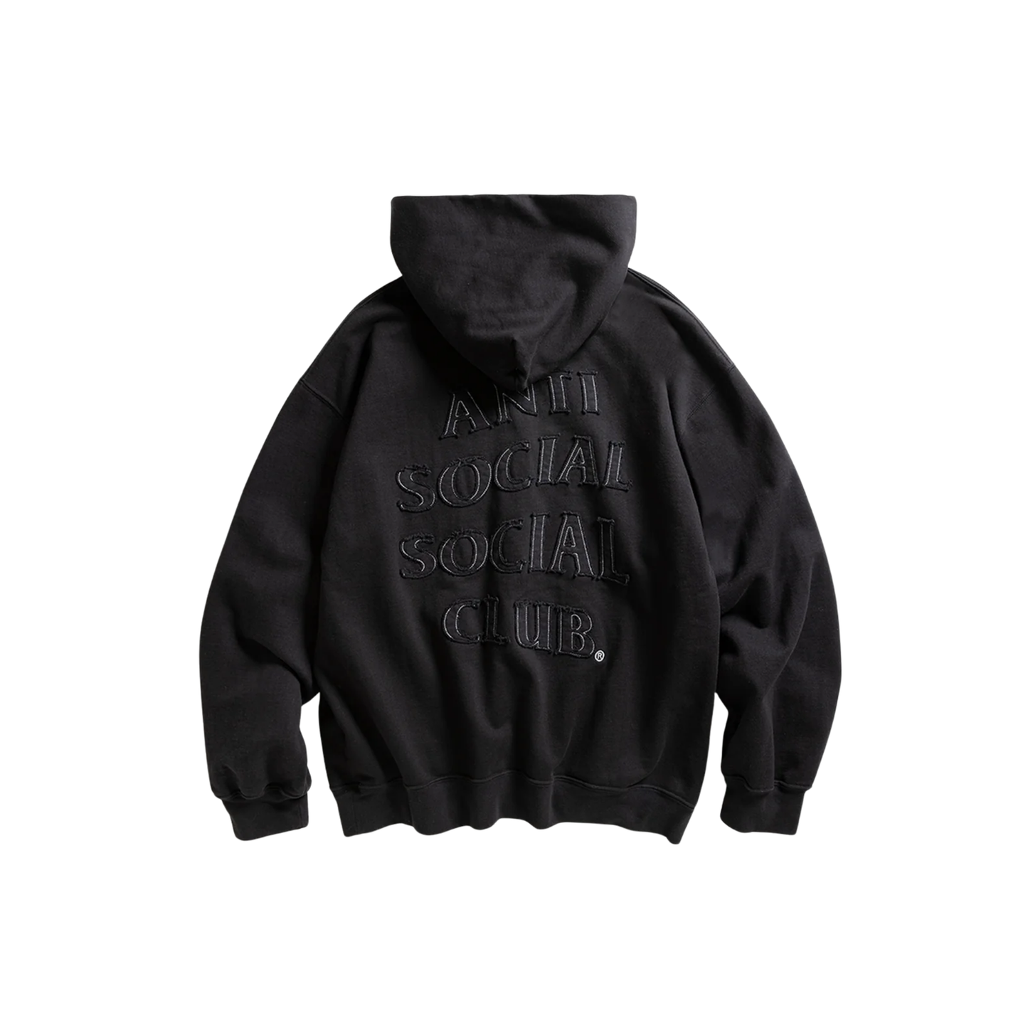 Anti Social Social Club Applique Mind Games Hoodie Black FW25 Back