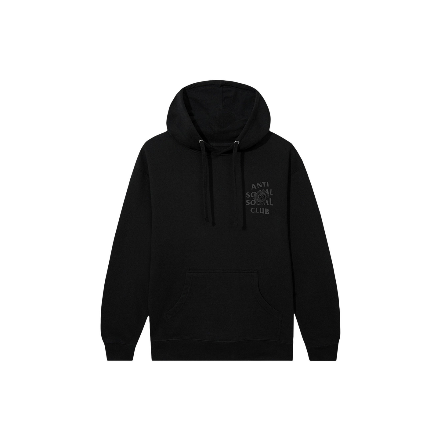 Anti Social Social Club Bat Emoji F&F Hoodie Royal Black Front