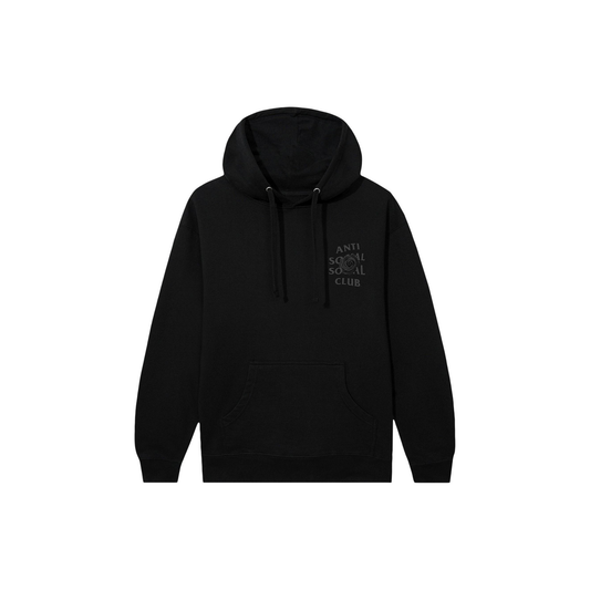 Anti Social Social Club Bat Emoji F&F Hoodie Royal Black Front