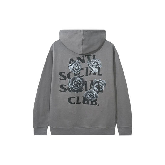 Anti Social Social Club Bat Emoji Hoodie Charcoal Back