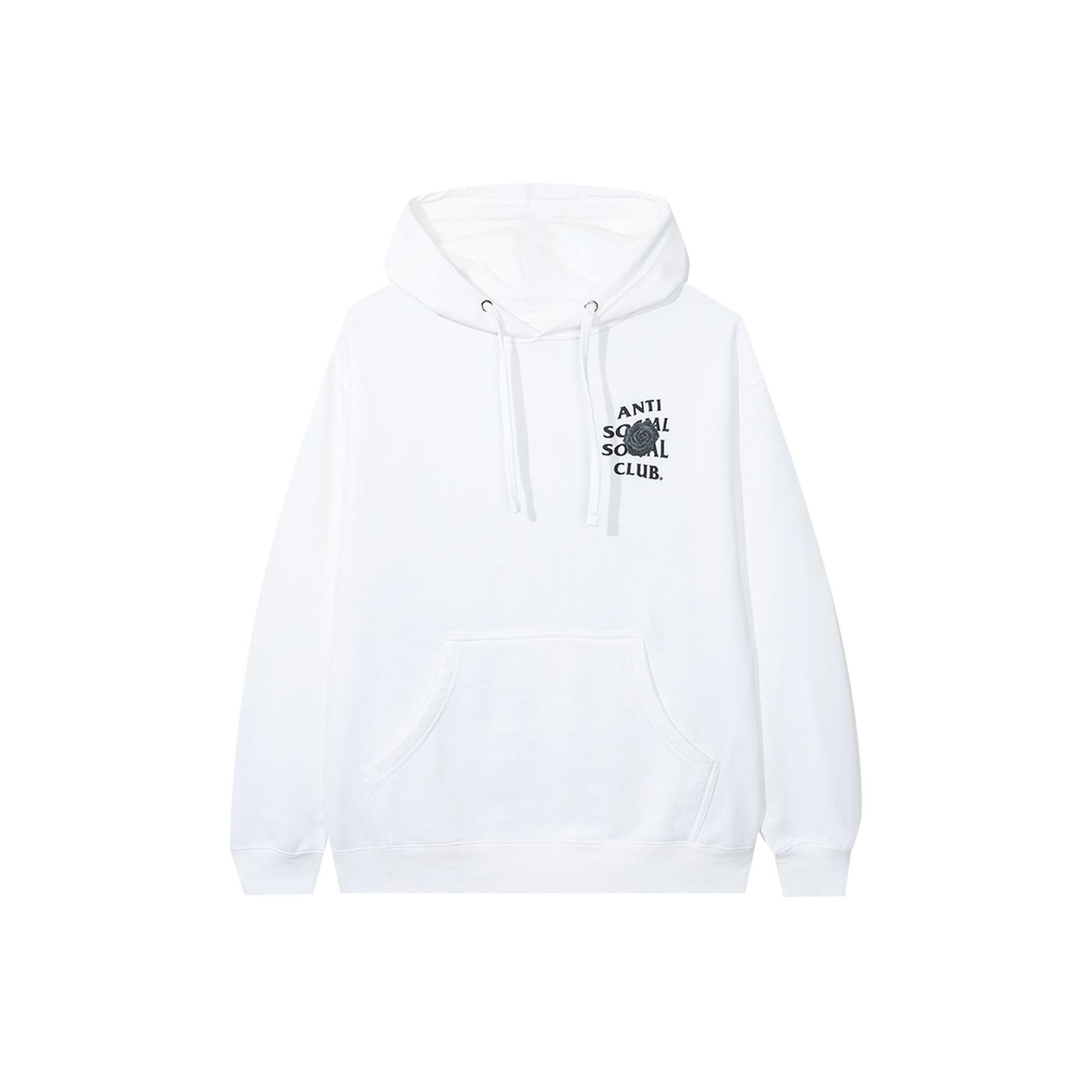 Anti Social Social Club Bat Emoji Hoodie White Front