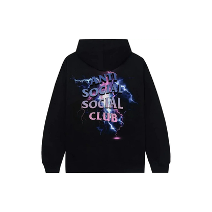 Anti Social Social Club Bolt From The Blue Hoodie Black Back
