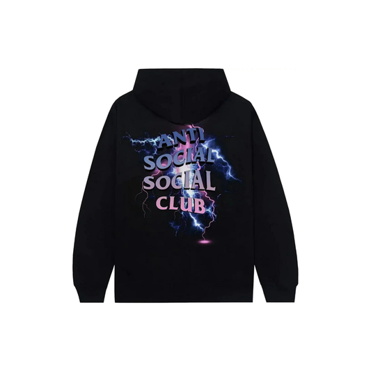 Anti Social Social Club Bolt From The Blue Hoodie Black Back