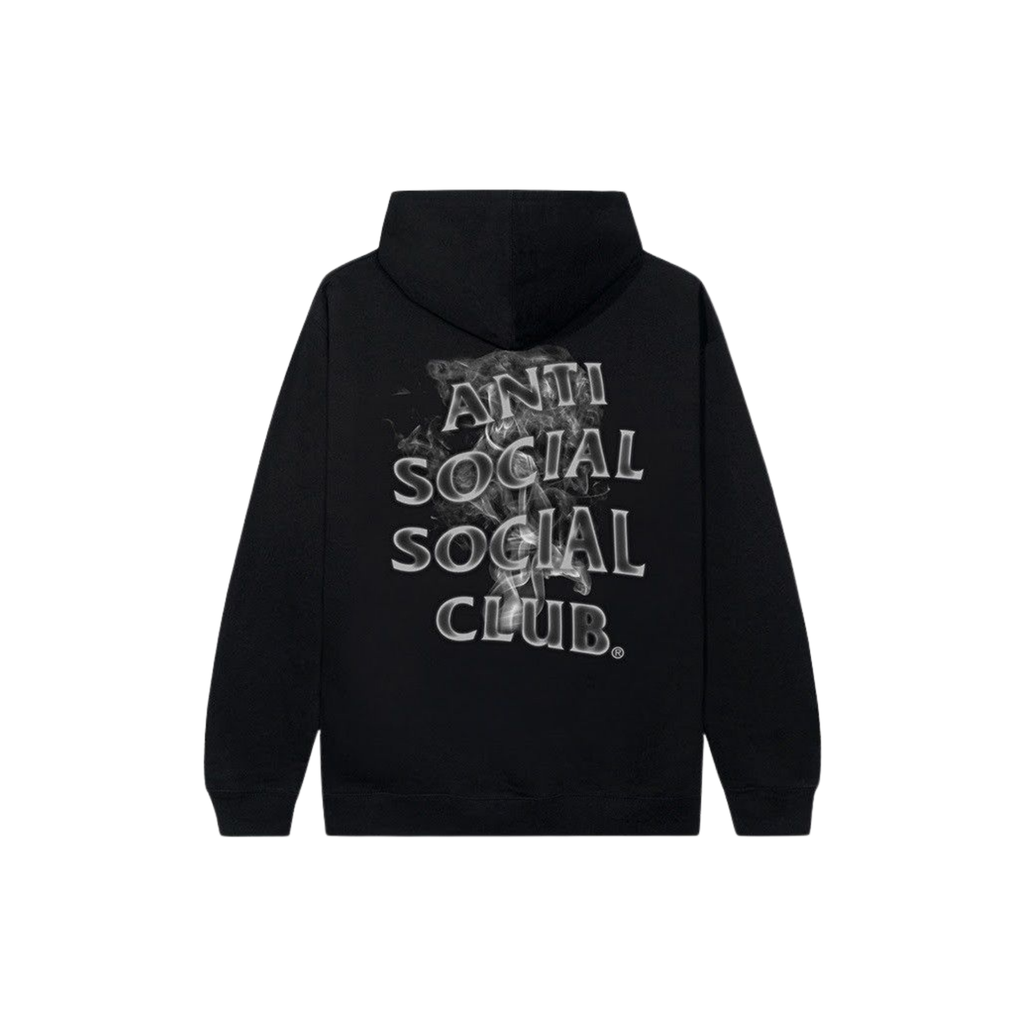 Anti Social Social Club Burnout Hoodie Black Back