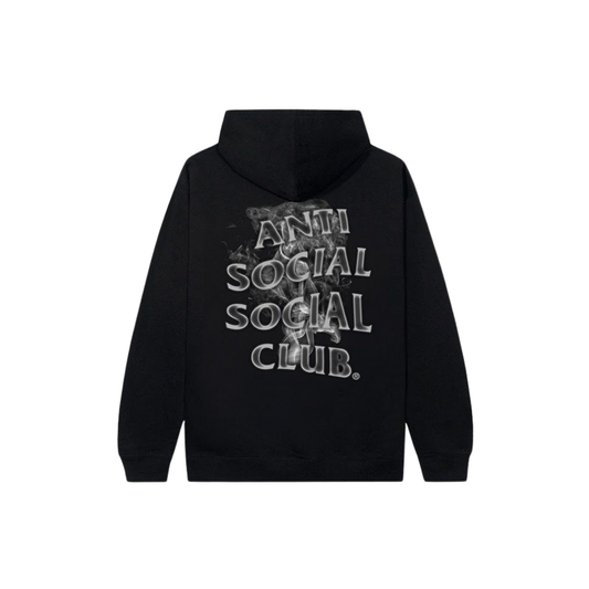 Anti Social Social Club Burnout Hoodie Black Back
