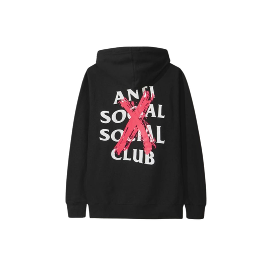 Anti Social Social Club Cancelled Hoodie Black Back
