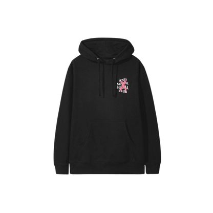 Anti Social Social Club Cancelled Hoodie Black Front