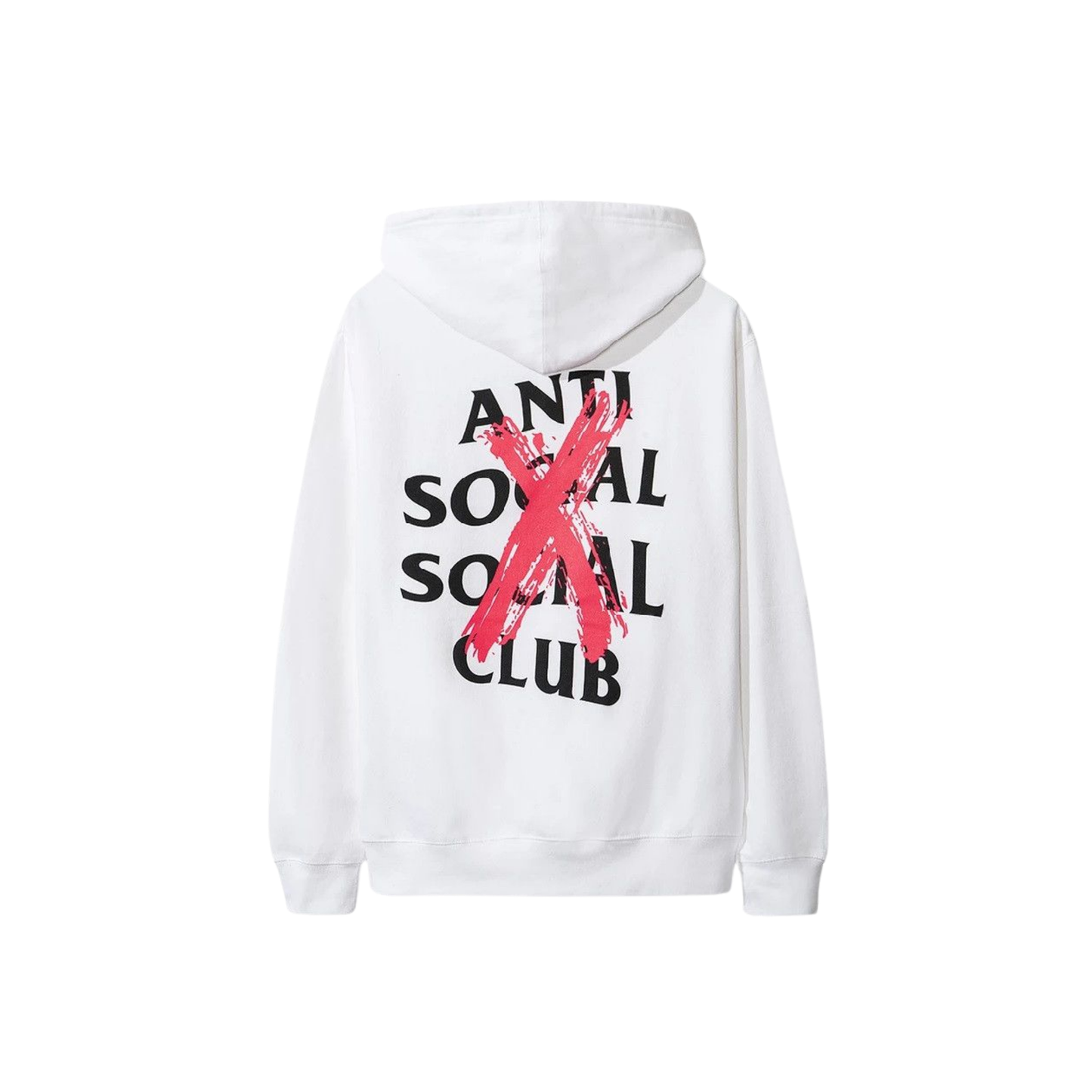 Anti Social Social Club Cancelled Hoodie White Back