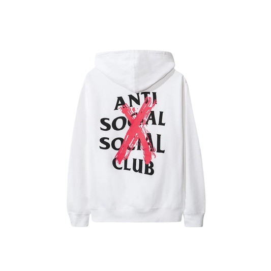Anti Social Social Club Cancelled Hoodie White Back