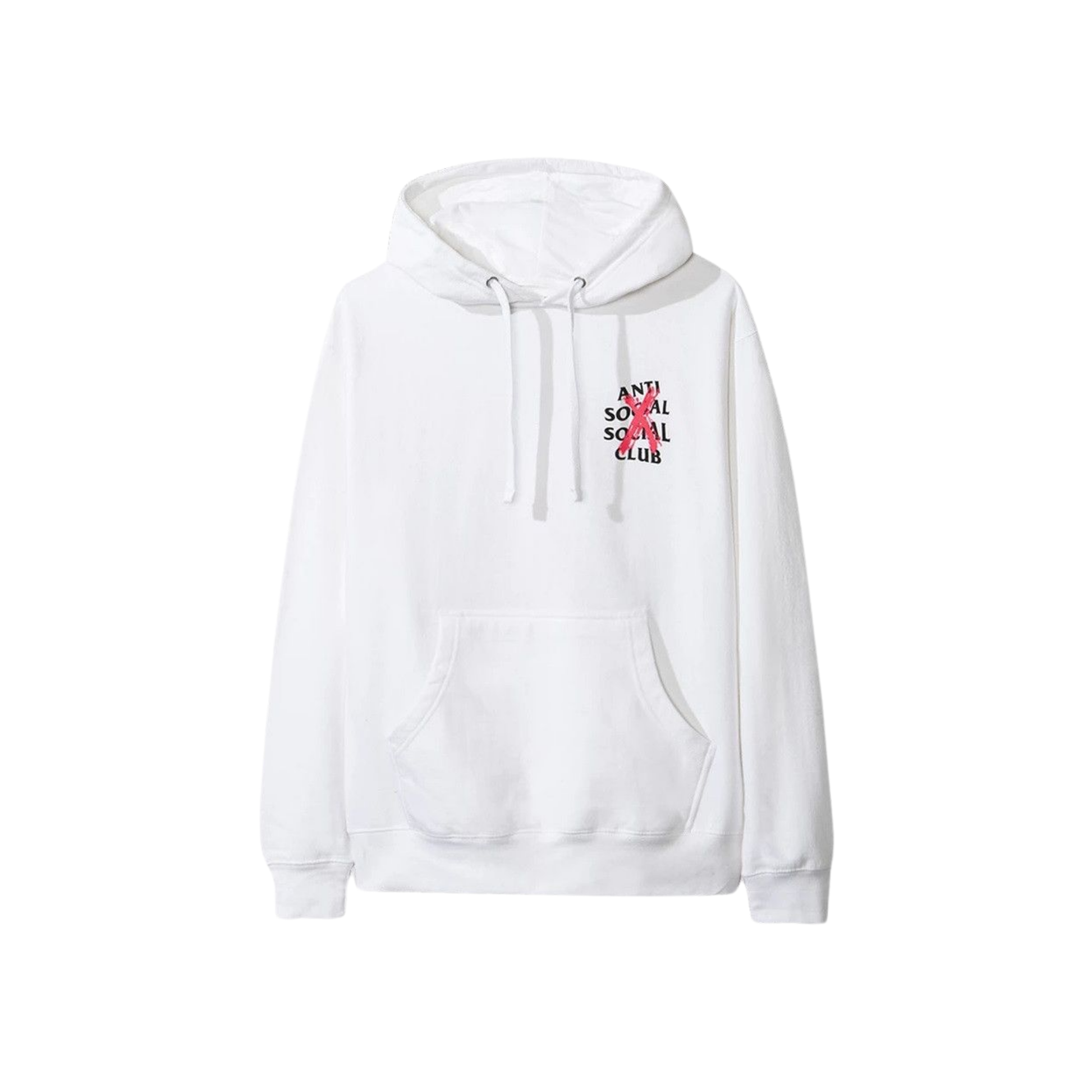 Anti Social Social Club Cancelled Hoodie White Front