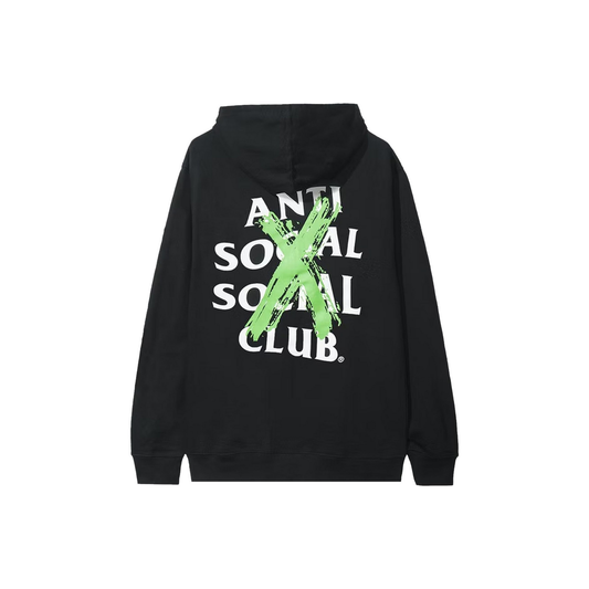 Anti Social Social Club Cancelled Remix Hoodie Black Back
