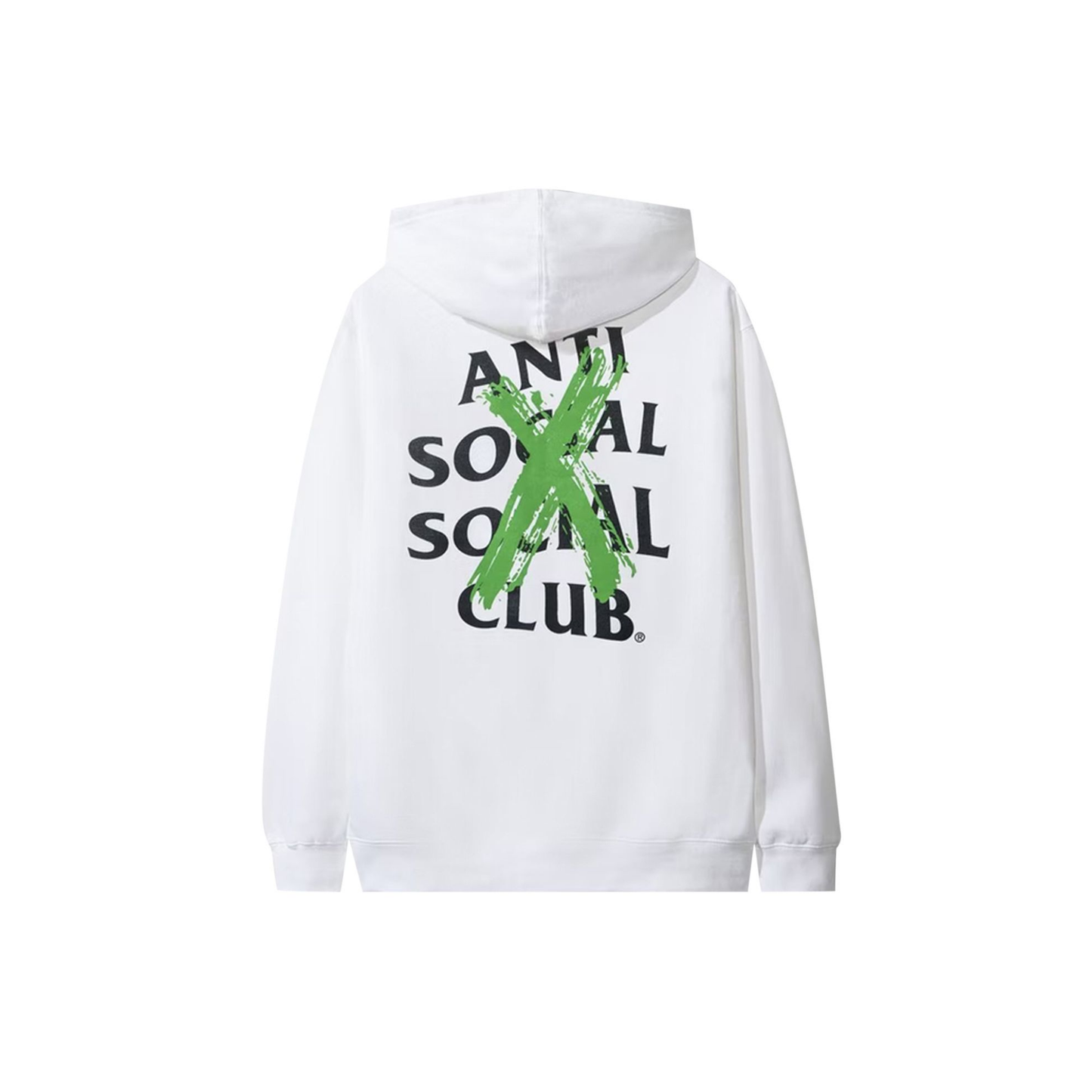 Anti Social Social Club Cancelled Remix Hoodie White Back