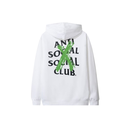 Anti Social Social Club Cancelled Remix Hoodie White Back