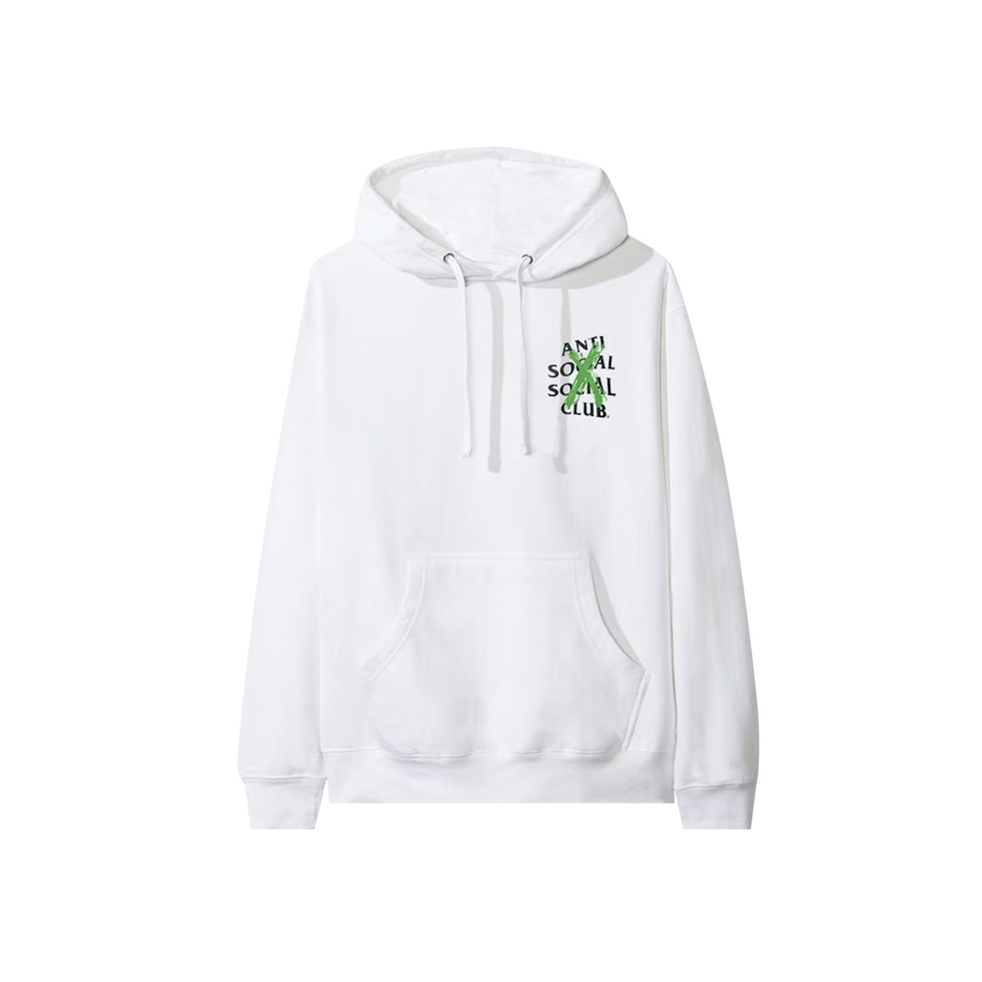 Anti Social Social Club Cancelled Remix Hoodie White Front