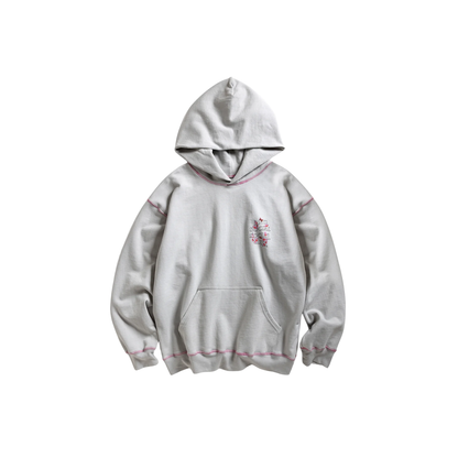 Anti Social Social Club Contrast Stitch Hoodie Grey FW25 Front