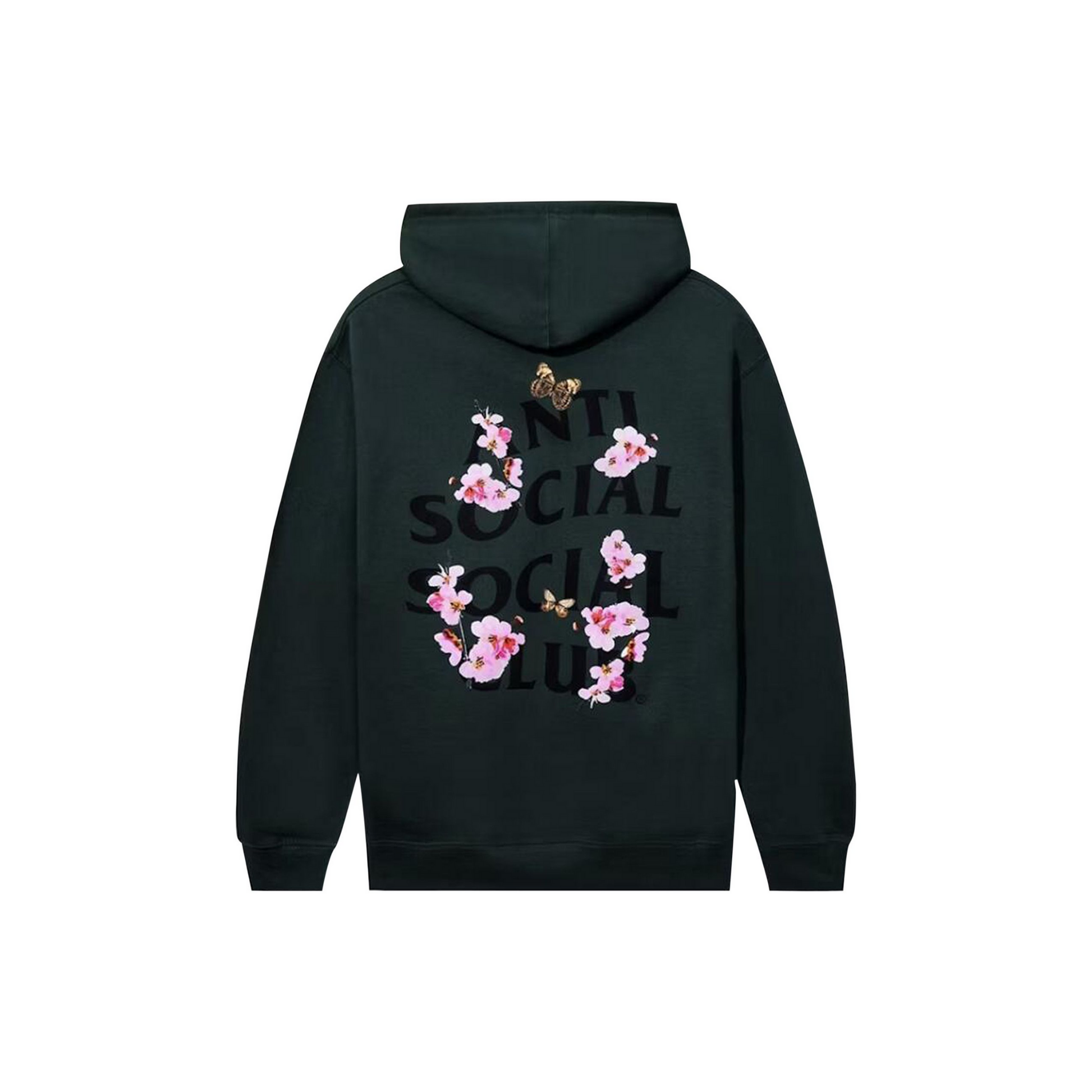 Anti Social Social Club Kkoch Hoodie Alpine Green Back