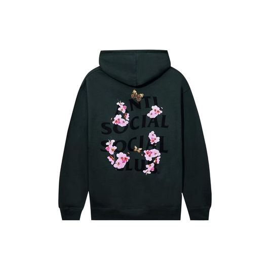 Anti Social Social Club Kkoch Hoodie Alpine Green Back