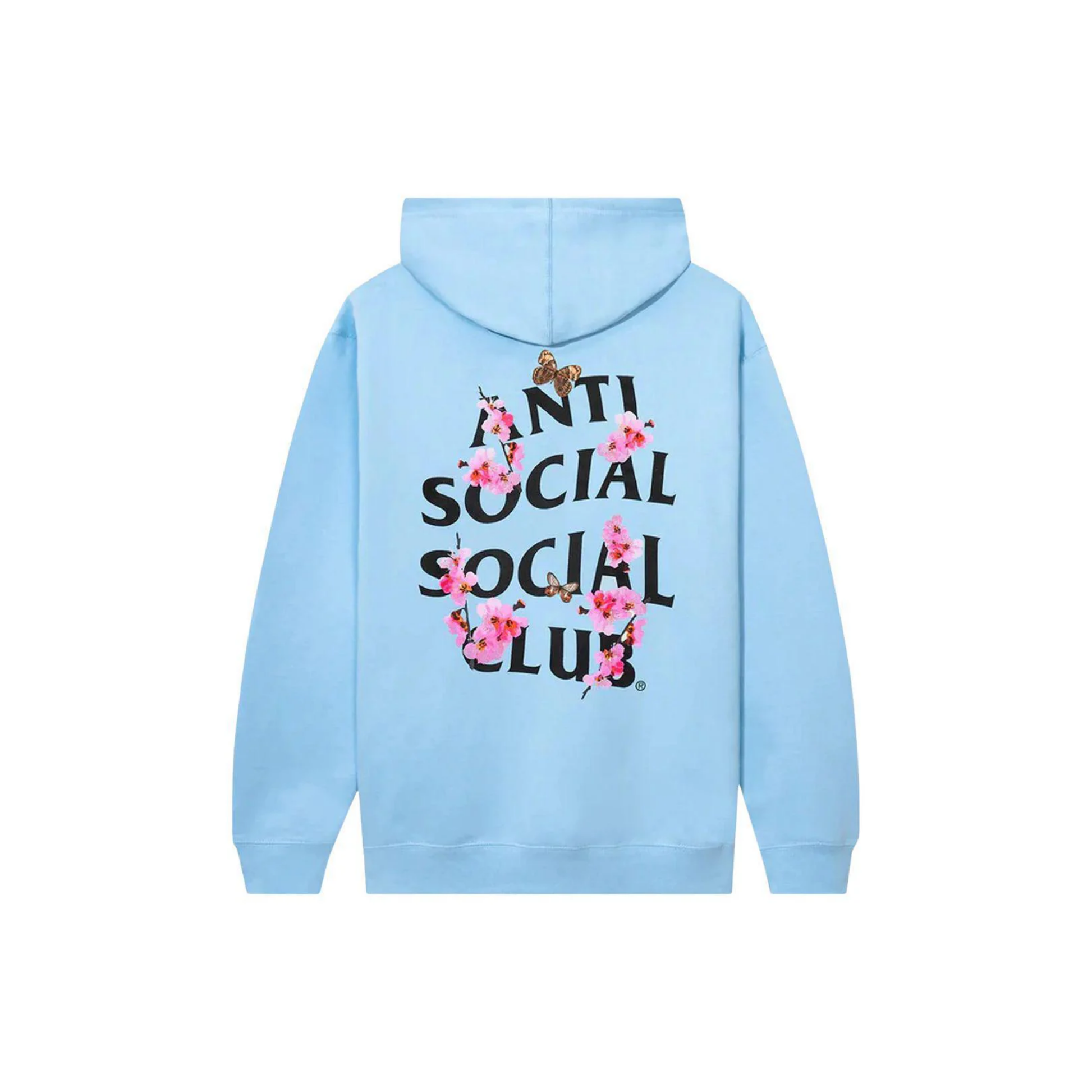 Anti Social Social Club Kkoch Hoodie Blue Back