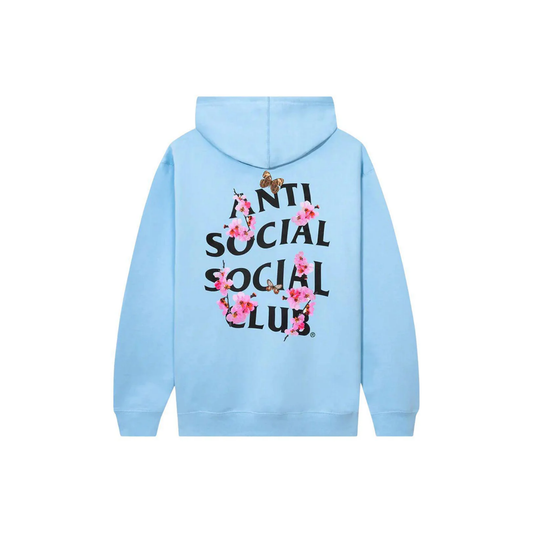Anti Social Social Club Kkoch Hoodie Blue Back