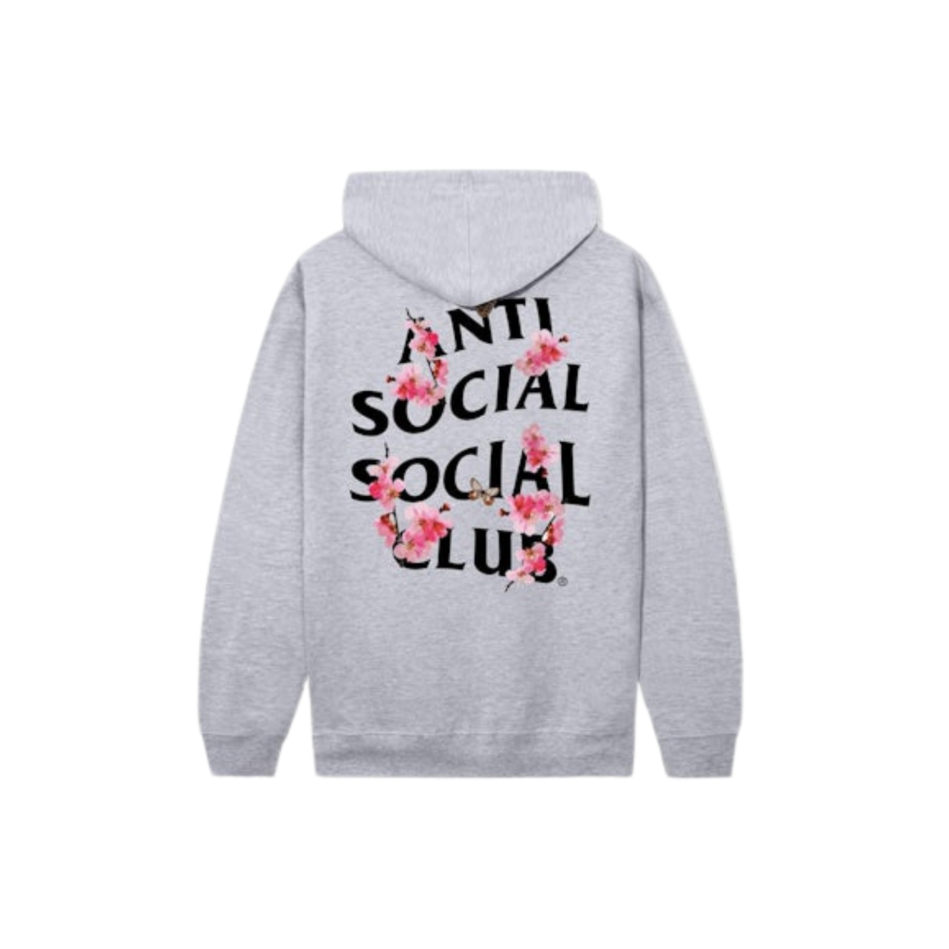 Anti Social Social Club Kkoch Hoodie Grey Back