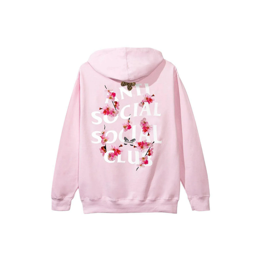 Anti Social Social Club Kkoch Hoodie Pink Back