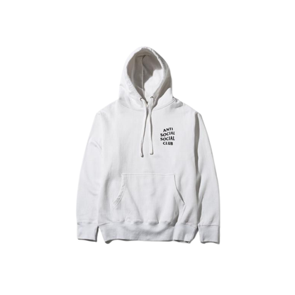 Anti Social Social Club Kkoch Hoodie White Front