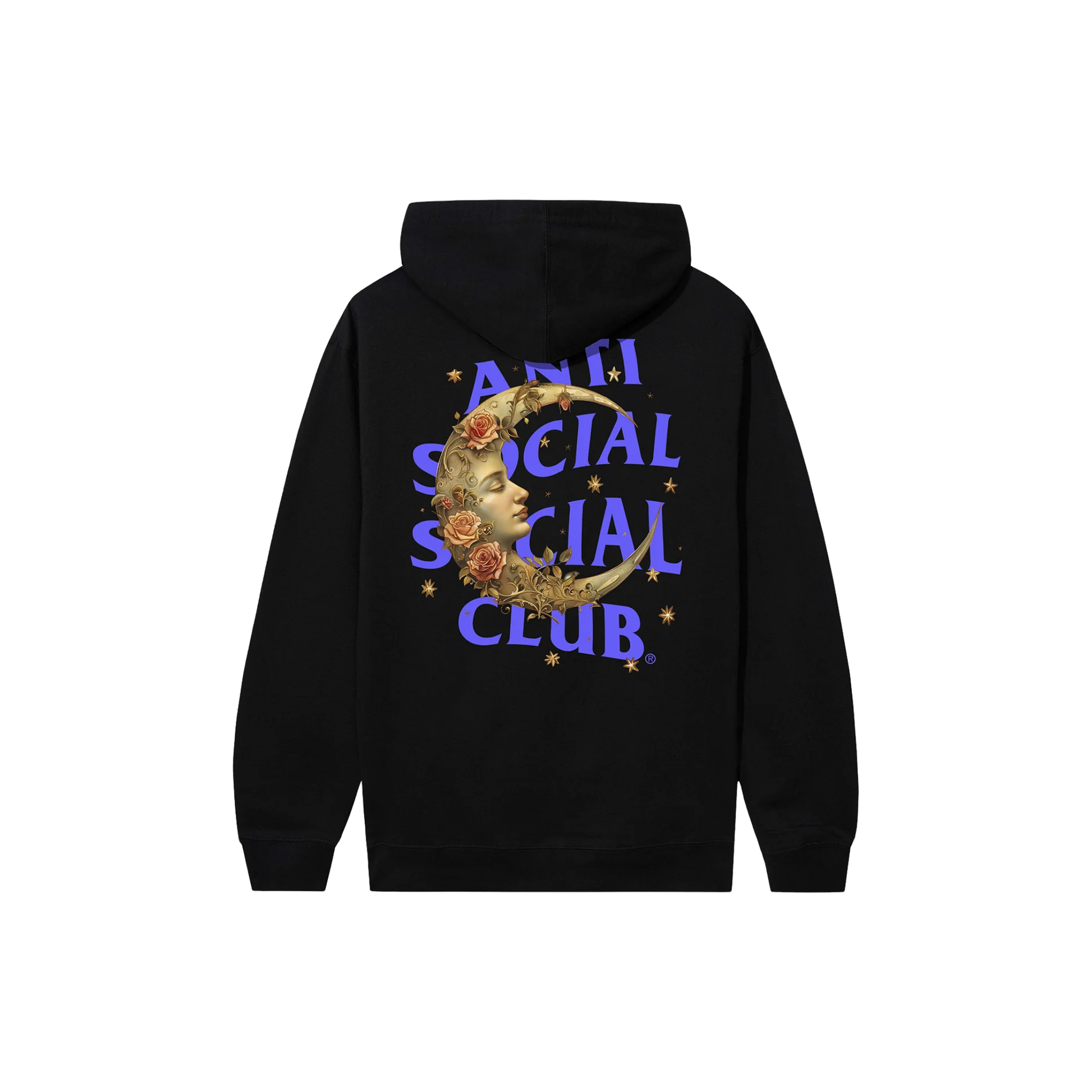 Anti Social Social Club Luna Hoodie Black Back