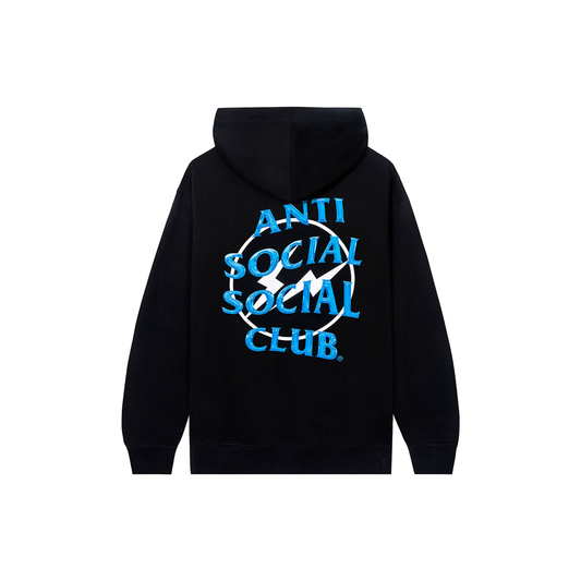 Anti Social Social Club x Fragment Precious Petals Hoodie Black Blue Back