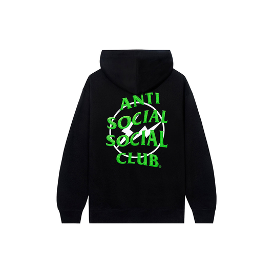 Anti Social Social Club x Fragment Precious Petals Hoodie Black Green Back
