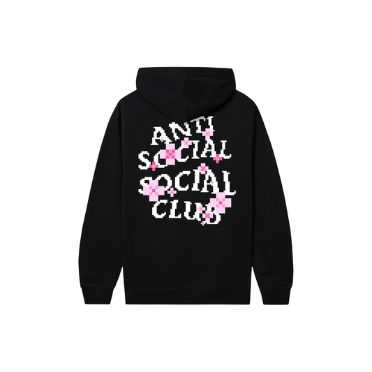 Anti Social Social Club x Minecraft Cherry Blossom Hoodie Black Back