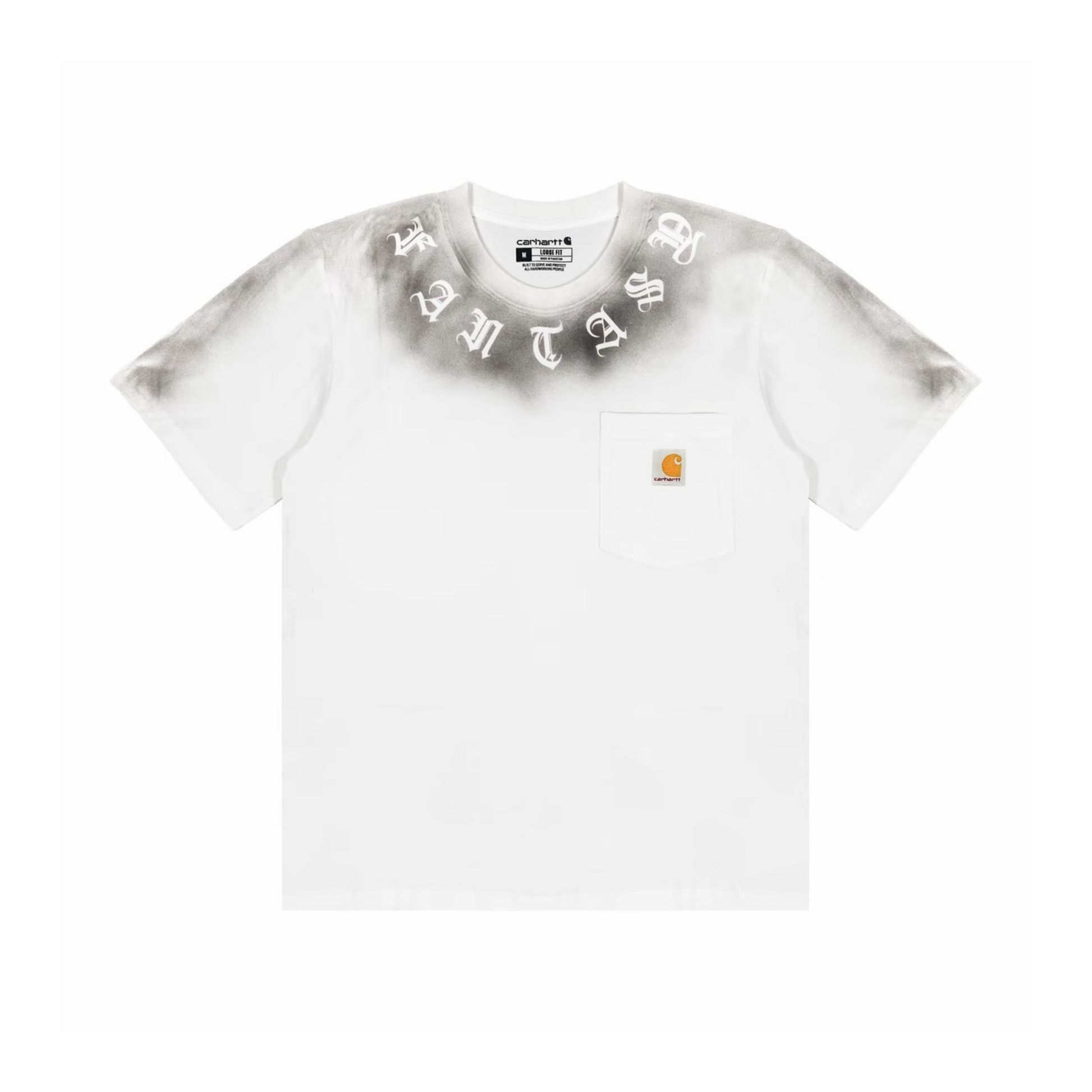 Carhartt Gothic Pocket Tee White Front