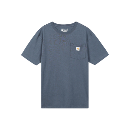 Carhartt K87 Heavyweight Pocket Tee Bluestone Front