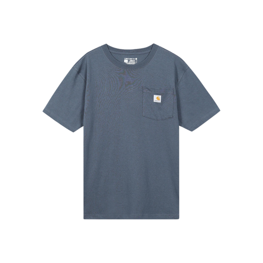 Carhartt K87 Heavyweight Pocket Tee Bluestone Front