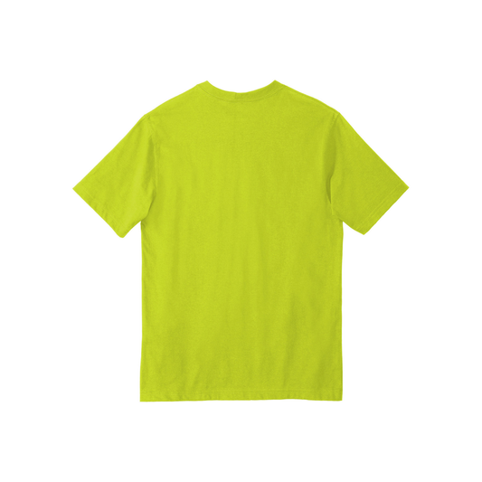 Carhartt K87 Heavyweight Pocket Tee Brite Lime Back