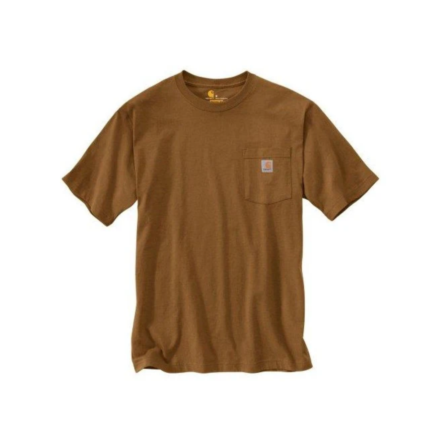 Carhartt K87 Heavyweight Pocket Tee Brown Front
